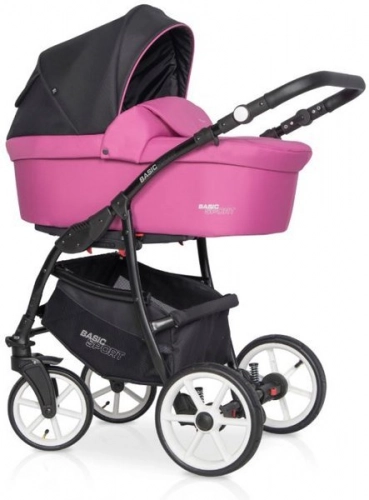 Riko Basic Sport Magenta Bērnu rati 2in1