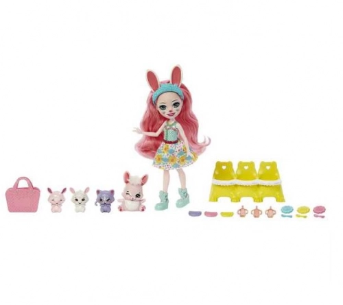 Royal Enchantimals Baby BFFs Reveal Wave 1 Bunny HLK85 Кукла с животными