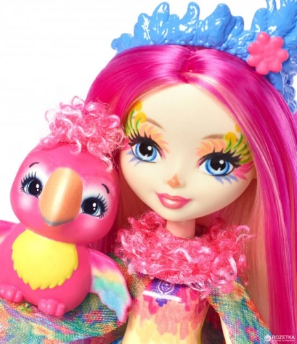 Royal Enchantimals Peeki Parrot Кукла с животными FJJ21