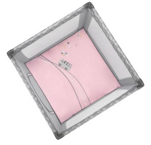 Saliekamā manēža MoMi Mamu pink