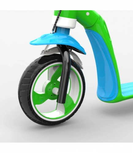 Трехколесный самокат green blue