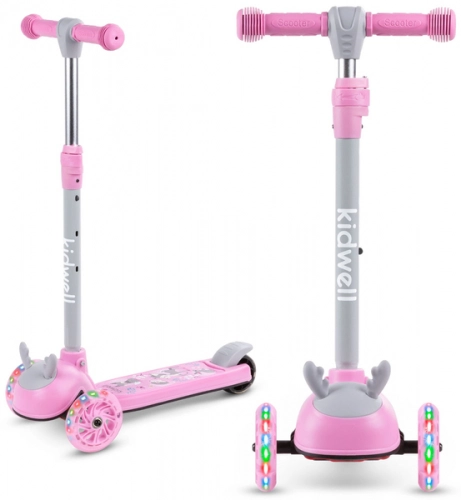 Самокат Kidwell Zoocar Deer pink