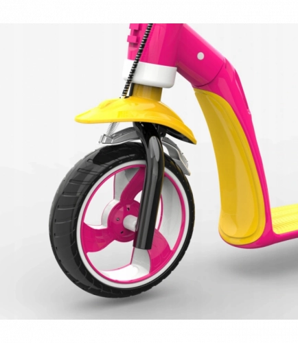 Трехколесный самокат pink yellow