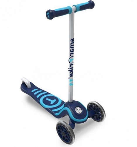 Самокат Smart Trike Scooter T3 + LED колеса + Сумка Mint