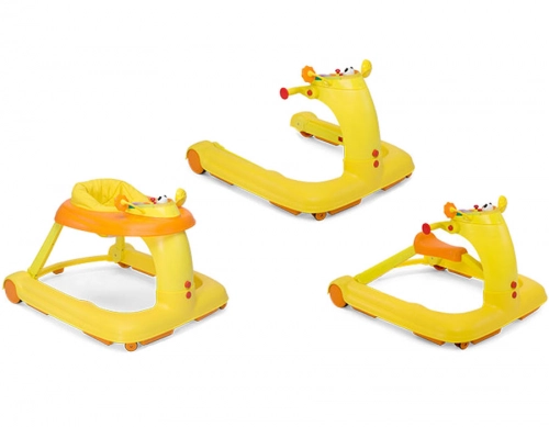 Ходунки Chicco 1 - 2 - 3 Orange 3в1