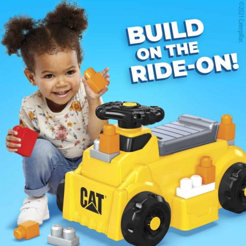 Stumjamā Mašīna Konstruktors Mega Bloks CAT Build 'n Play Ride-On HDJ29