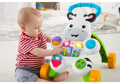 Ходунок толкатель Fisher Price Learn with Me Zebra Walker DLD80