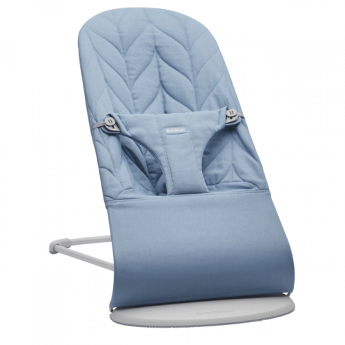 Šūpuļkrēsliņš BabyBjorn Bouncer Bliss Blue Petal quilt 006123