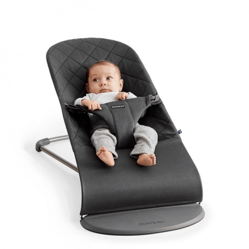 Šūpuļkrēsliņš BabyBjorn Bouncer Bliss Cotton black 006016