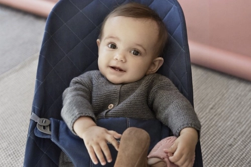Šūpuļkrēsliņš BabyBjorn Bouncer Bliss Cotton old rose/pink 006014