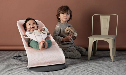 Šūpuļkrēsliņš BabyBjorn Bouncer Bliss Mesh powder pink 006012