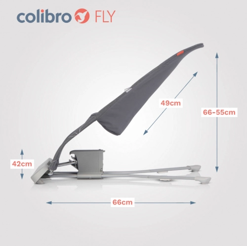 Šūpuļkrēsliņš Colibro Fly Onyx