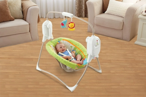 Кресло-качалка Fisher Price Mini Cradle Swing-Smart Tech. RF BFH05