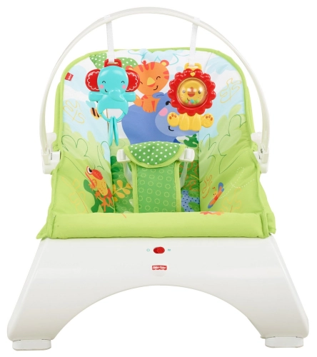 Шезлонг Fisher Price Rainforest Friends Comfort Curve Bouncer CJJ79