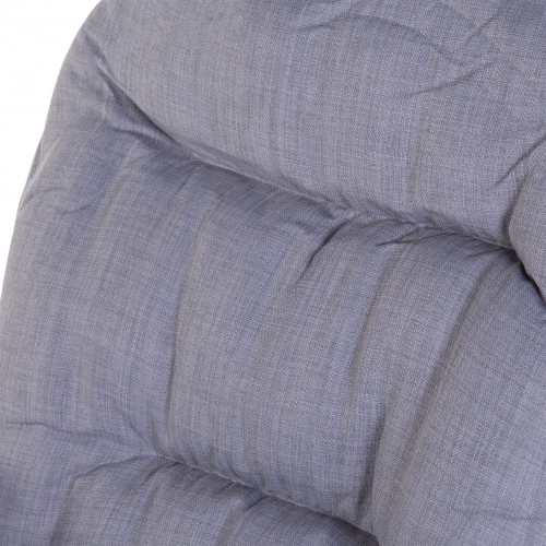 Šūpuļkrēsls māmiņai CHILDHOME Round Beech Canvas grey