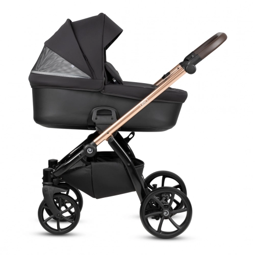 Tutis Leo Black 201 Bērnu rati 2in1