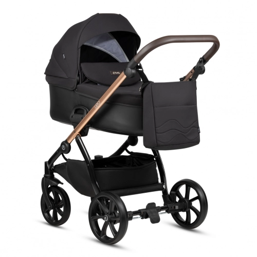Tutis Leo Black 201 Bērnu rati 2in1