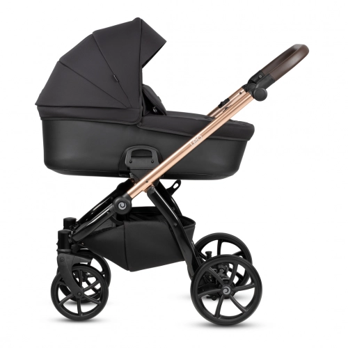 Tutis Leo Black 201 Bērnu rati 2in1