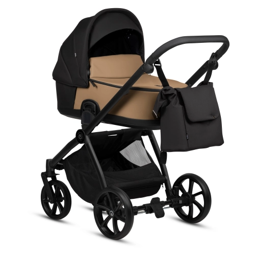 Tutis Mio 3 + LEATHER Beige 180 Bērnu rati 2in1