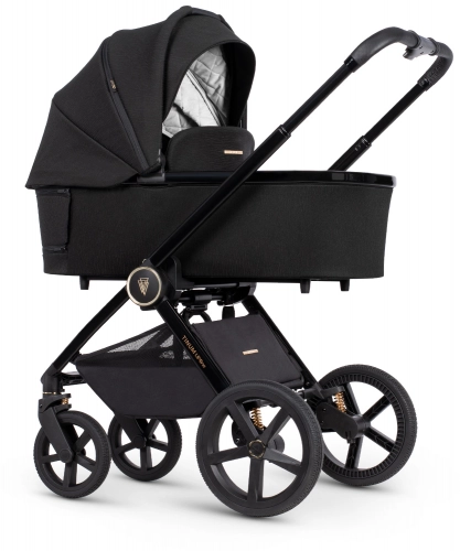 Venicci Tinum UPLINE All Black Bērnu rati 2in1
