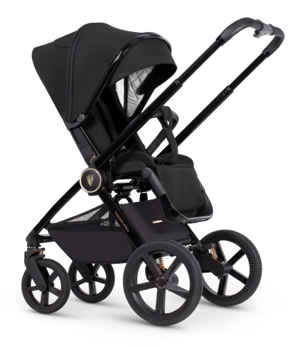 Venicci Tinum UPLINE All Black Bērnu rati 2in1