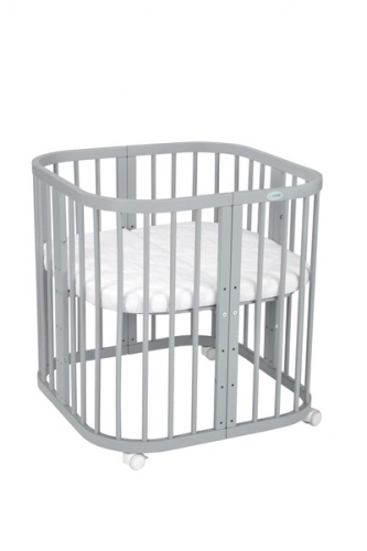 Waldin Grey Детская кроватка 7в1 + Матрас