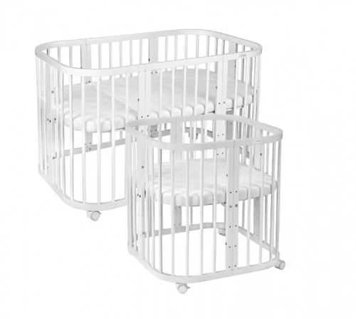Waldin 7in1 White Bērnu gulta + Matracis