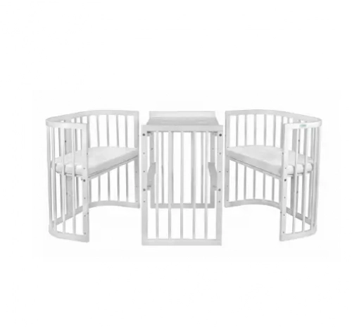 Waldin 7in1 White Bērnu gulta + Matracis