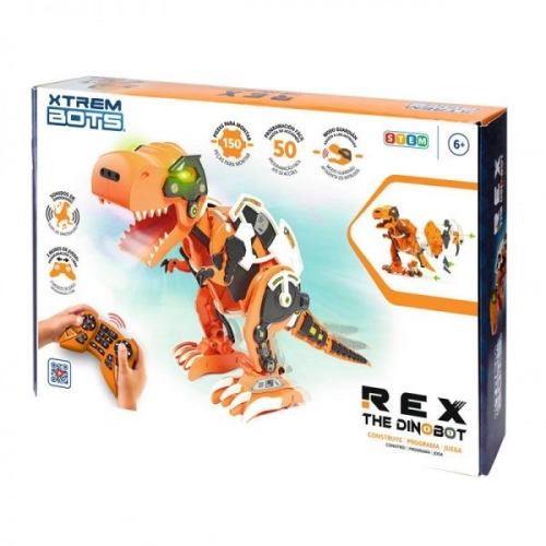 XtremBots Rex the Dino bot Радиоуправляемый Динозавр Робот на пульте