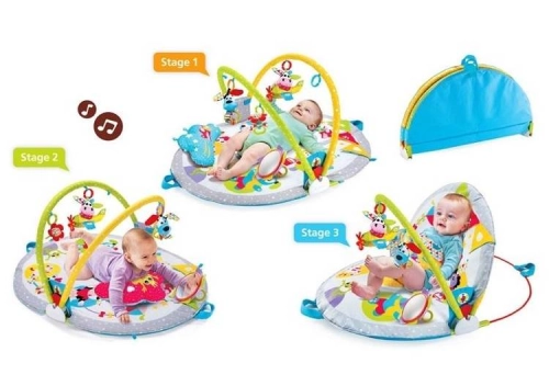 Yookidoo Gymotion Lay To Sit-Up Play 3in1 Развивающий коврик-шезлонг
