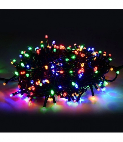 Ziemassvētku virtene Multicolor 200 LED 18.7 m