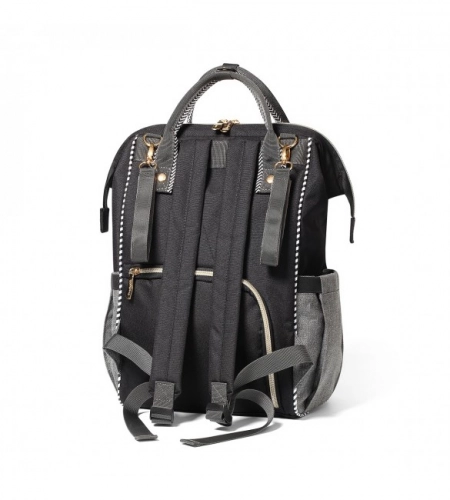 Рюкзак для мамы - сумка для коляски BabyOno OSLO STYLE black 1424/01