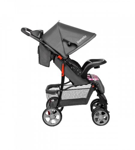 Lionelo EMMA PLUS pink scandi Pastaigu rati