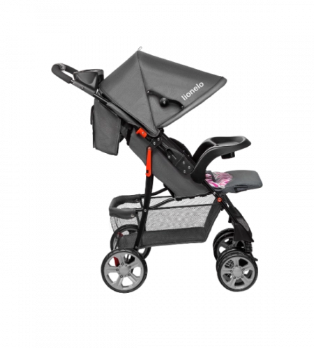 Lionelo EMMA PLUS pink scandi Pastaigu rati