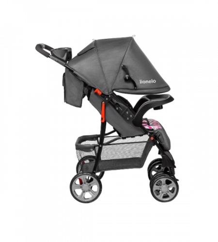 Lionelo EMMA PLUS pink scandi Pastaigu rati