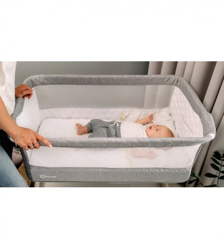 Bērnu gulta Lionelo THEO dark grey