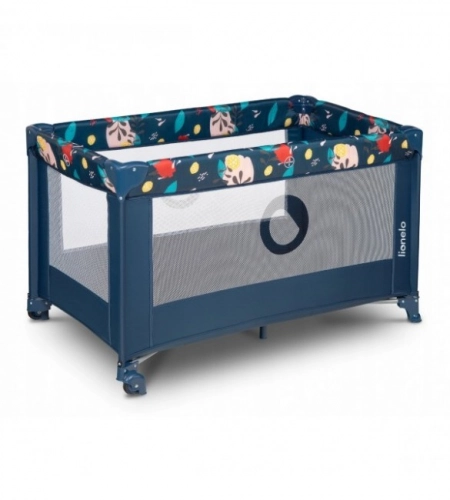 Ceļojumu gultiņa manēža Lionelo STEFI blue navy