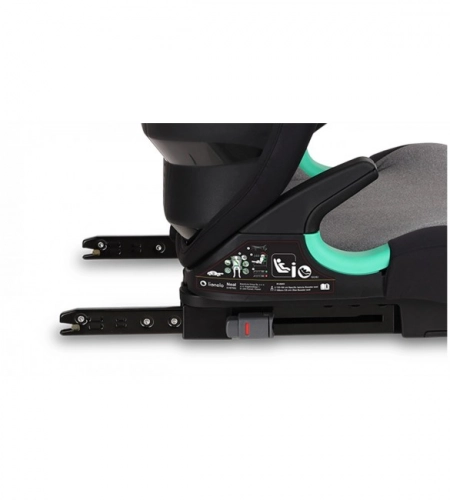 Lionelo Neal Isofix Black onyx Bērnu autosēdeklis 15-36 kg