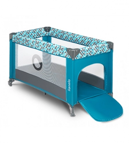 Кровать манеж для путешествий Lionelo STEFI green turquoise