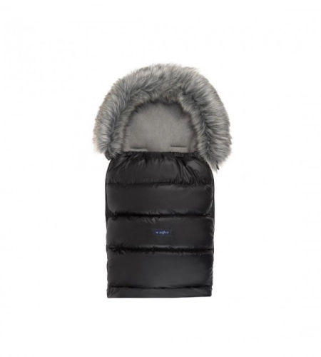 Спальный мешок для коляски Womar GROW UP 2.0 Wool Pastel Black