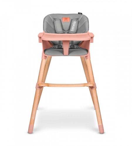 Lionelo KOEN 2in1 pink rose Barošanas krēsliņš