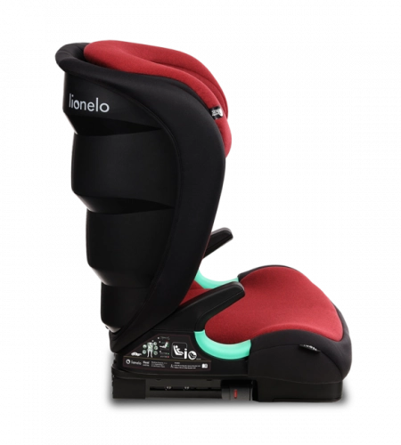 Lionelo NEAL red burgundy Bērnu autosēdeklis 15-36 kg