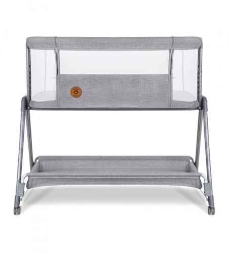 Bērnu šūpulis Lionelo LUNA 2in1 grey concrete