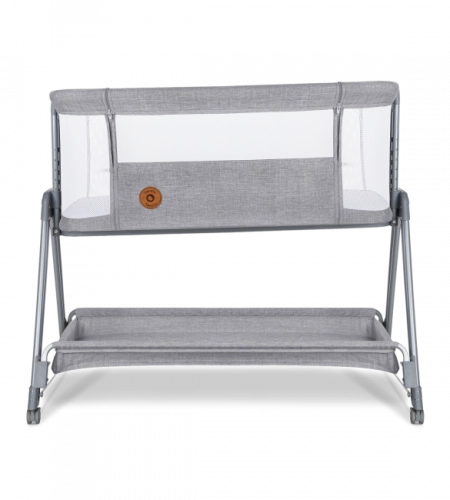 Bērnu šūpulis Lionelo LUNA 2in1 grey concrete