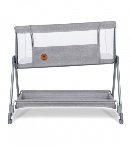 Bērnu šūpulis Lionelo LUNA 2in1 grey concrete