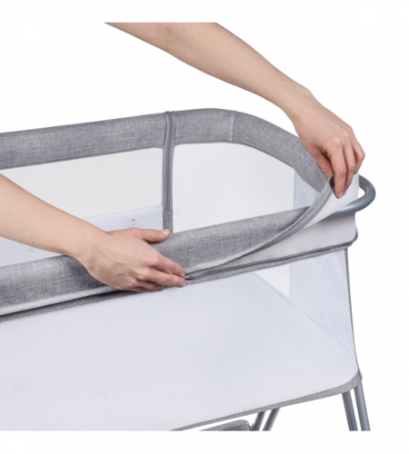 Детская колыбель Lionelo LUNA 2in1 grey concrete