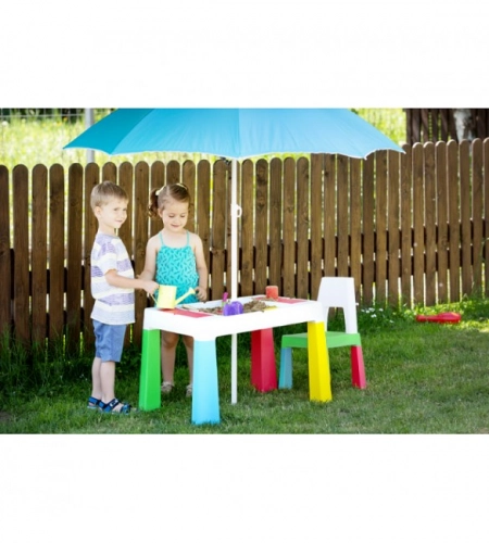 Детский стол и стульчик MULTIFUN graphite/mustard TegaBaby