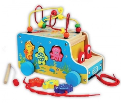 Attīstošā rotaļlieta mašīna-sortieris Smilly Play Auto 4in1