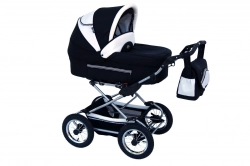 Baby Fashion Fanari 103 Black and white Детская коляска 2 в 1
