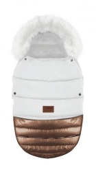 Babyactive Glossy White Rose Gold DS_06 Bērnu ratu guļammaiss Soma